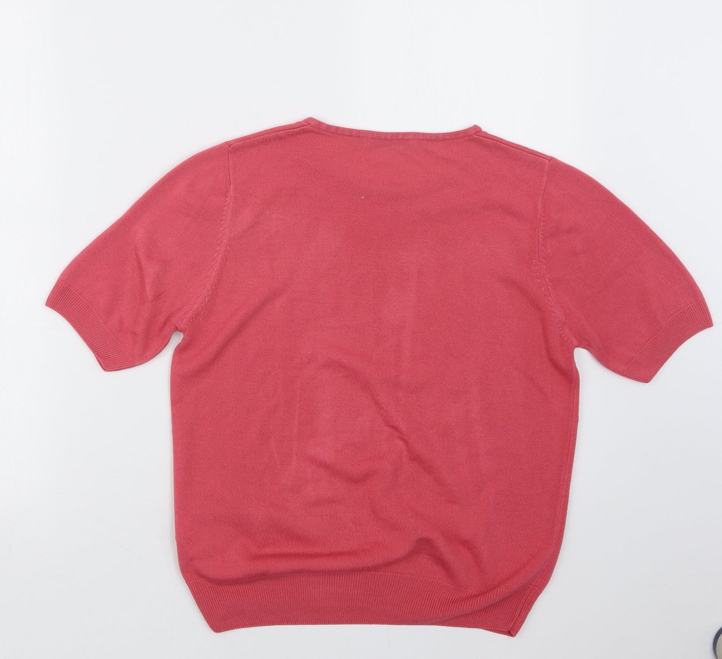 Marks and Spencer Womens Pink  Knit Pullover Jumper Size 16