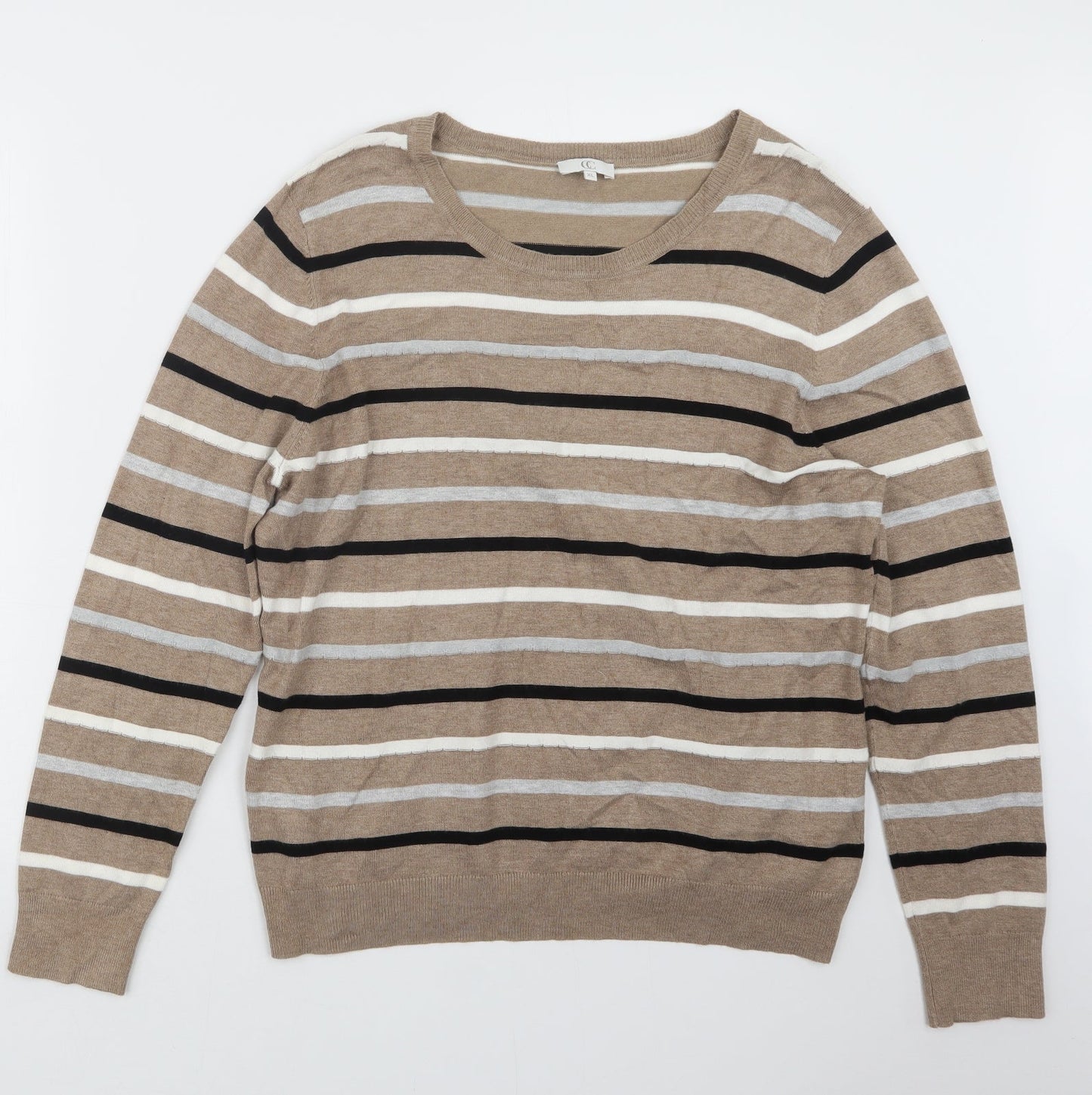 CC Womens Beige   Pullover Jumper Size XL
