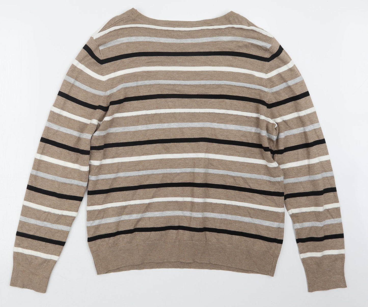 CC Womens Beige   Pullover Jumper Size XL
