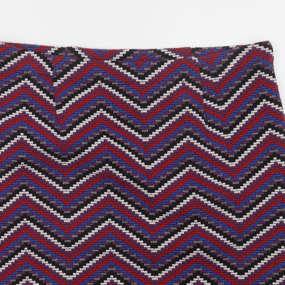 Preworn Womens Purple   Straight & Pencil Skirt Size 35 in