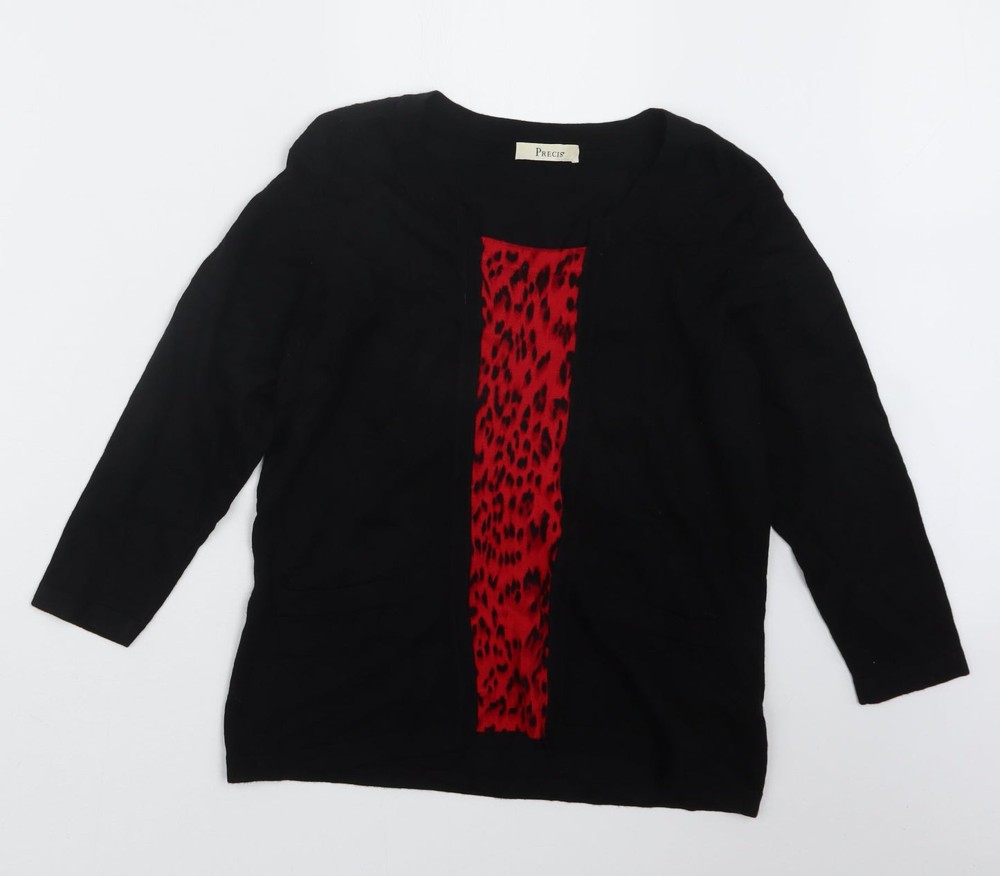 Precis Womens Black   Pullover Jumper Size M