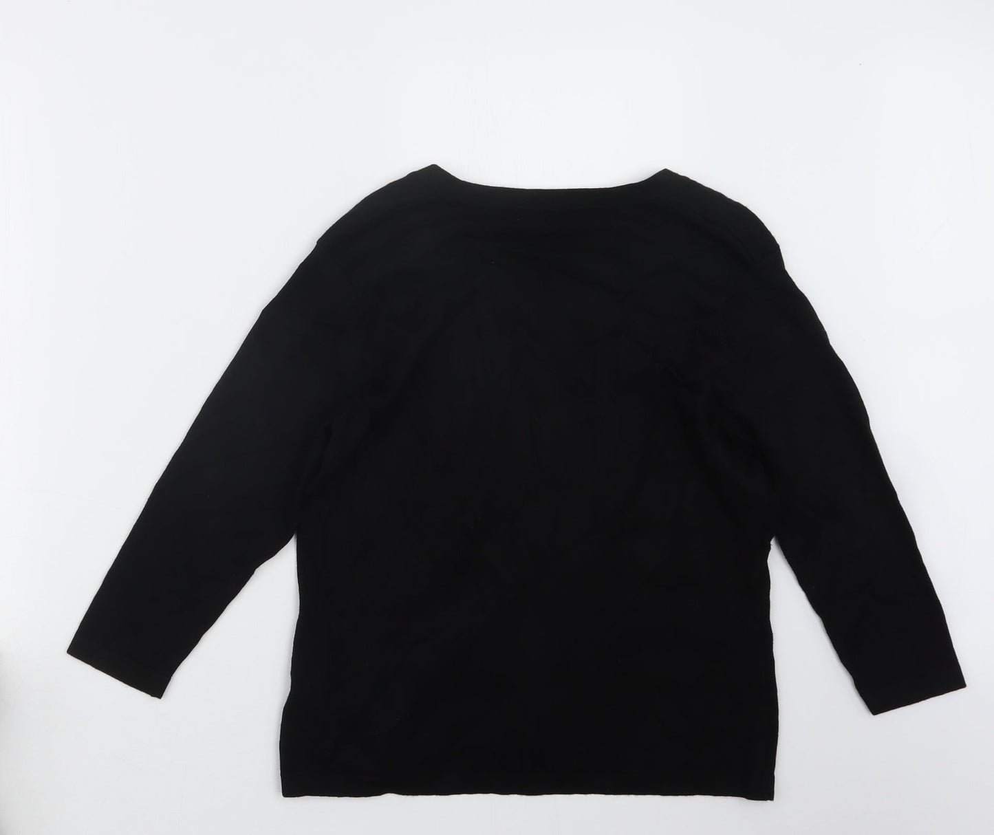 Precis Womens Black   Pullover Jumper Size M