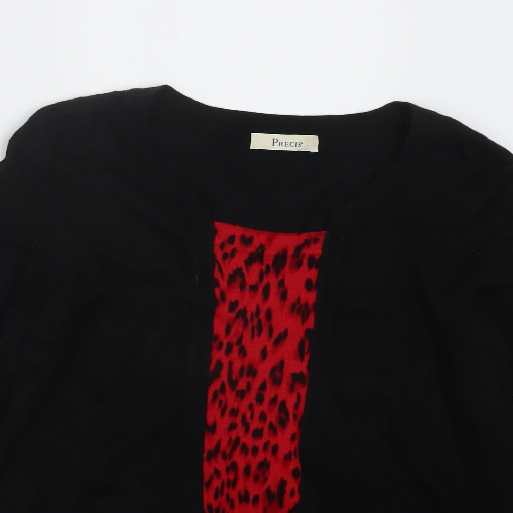 Precis Womens Black   Pullover Jumper Size M