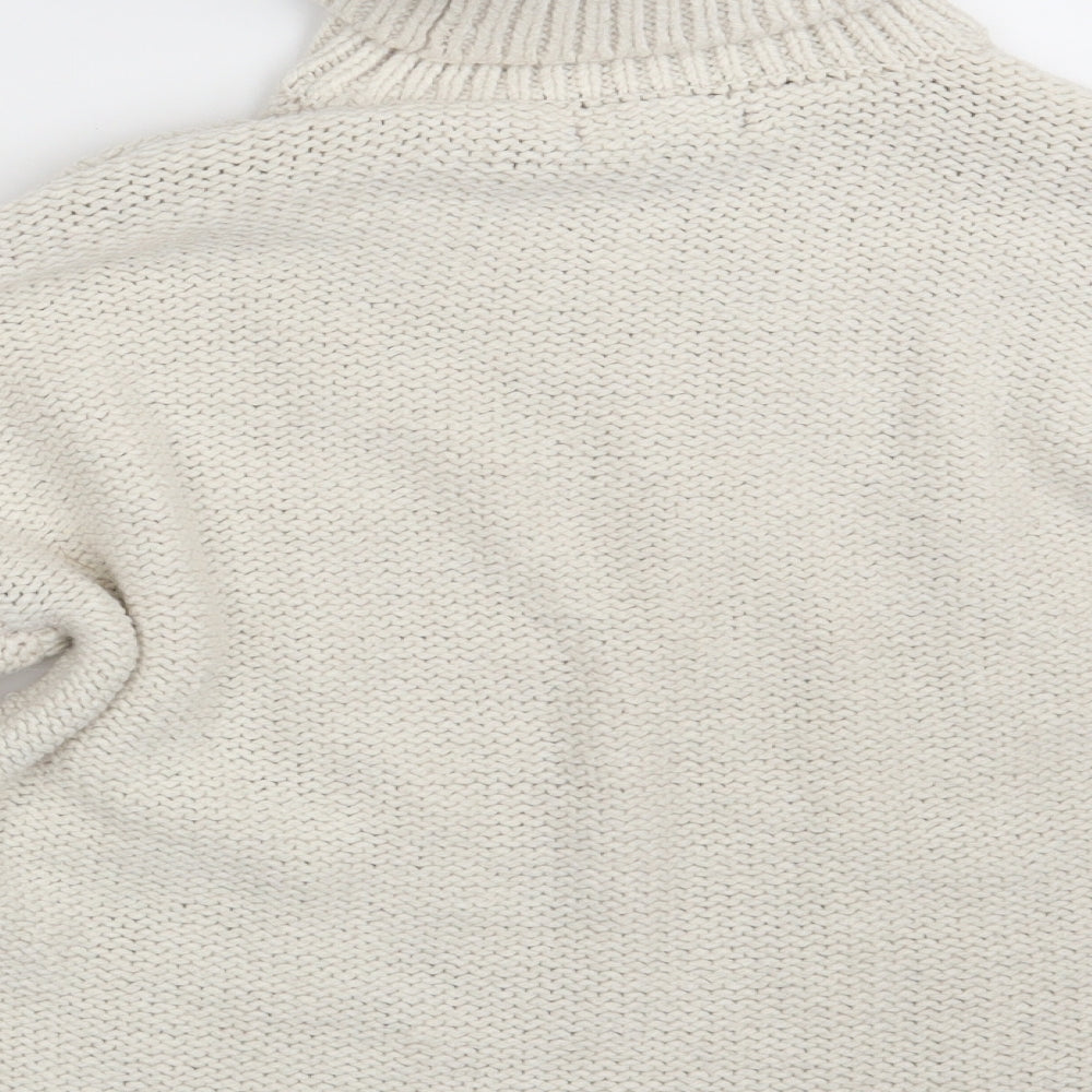Primark Womens White   Pullover Jumper Size 6