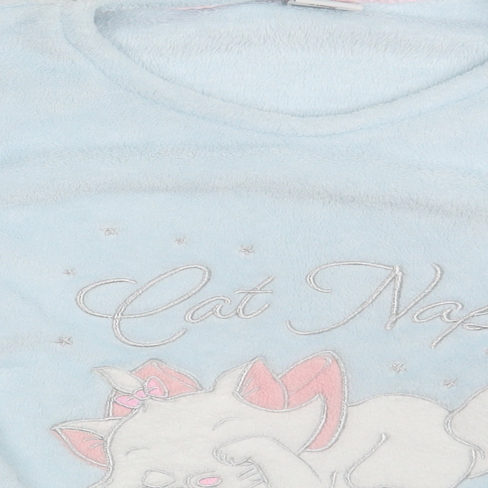 Disney Womens Blue Animal Print  Pullover Jumper Size M