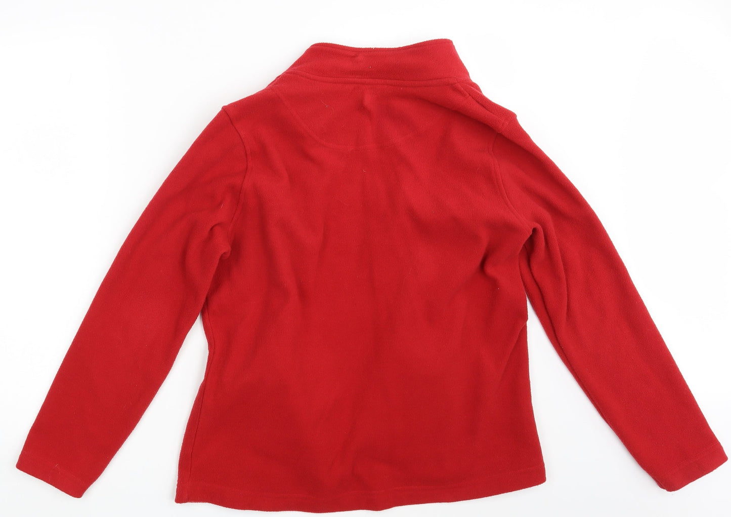 BHS Womens Red   Full Zip Jumper Size 14