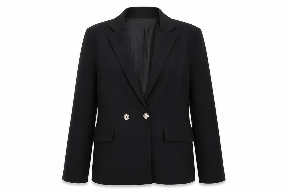 Made in Italy Womens Black   Jacket Blazer Size 12