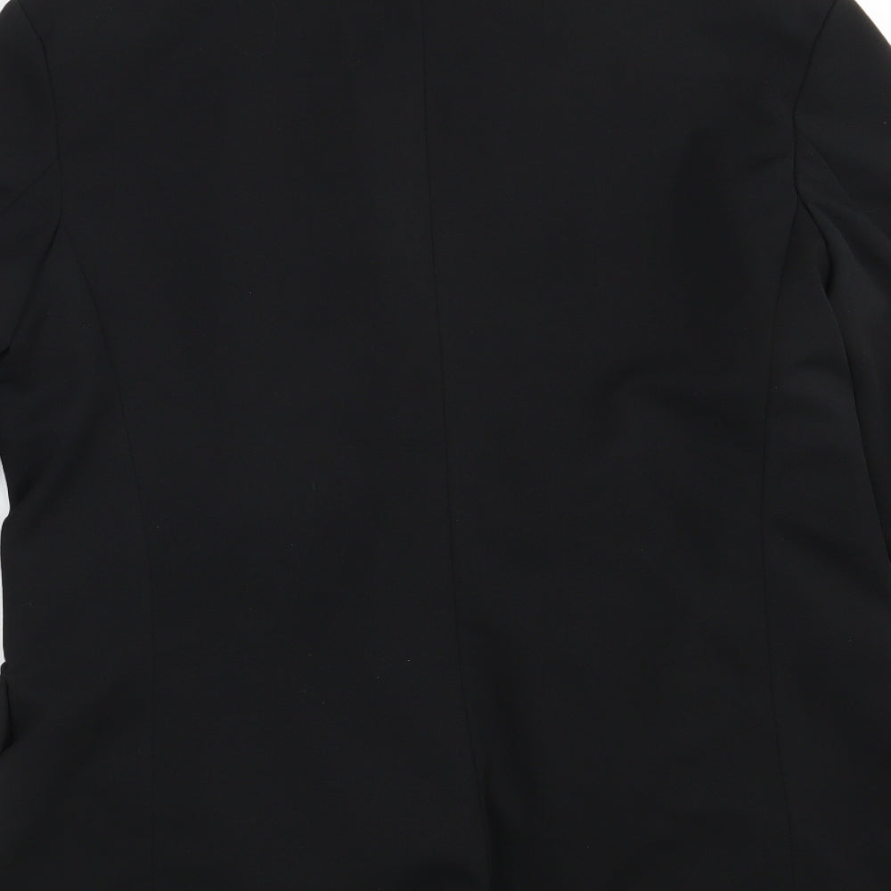 Made in Italy Womens Black   Jacket Blazer Size 12