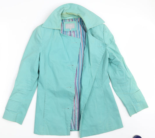 Per Una Womens Green   Trench Coat Coat Size 8