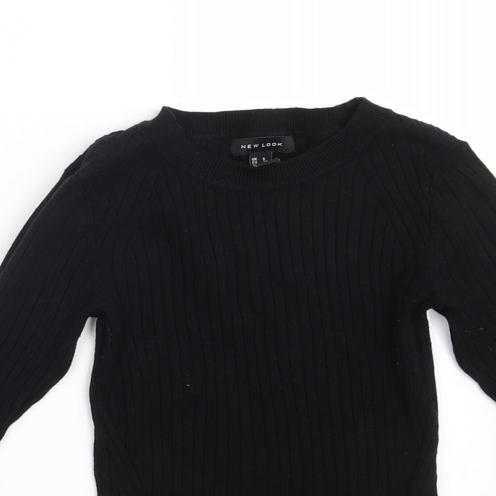 New Look Womens Black   Pullover Jumper Size 6