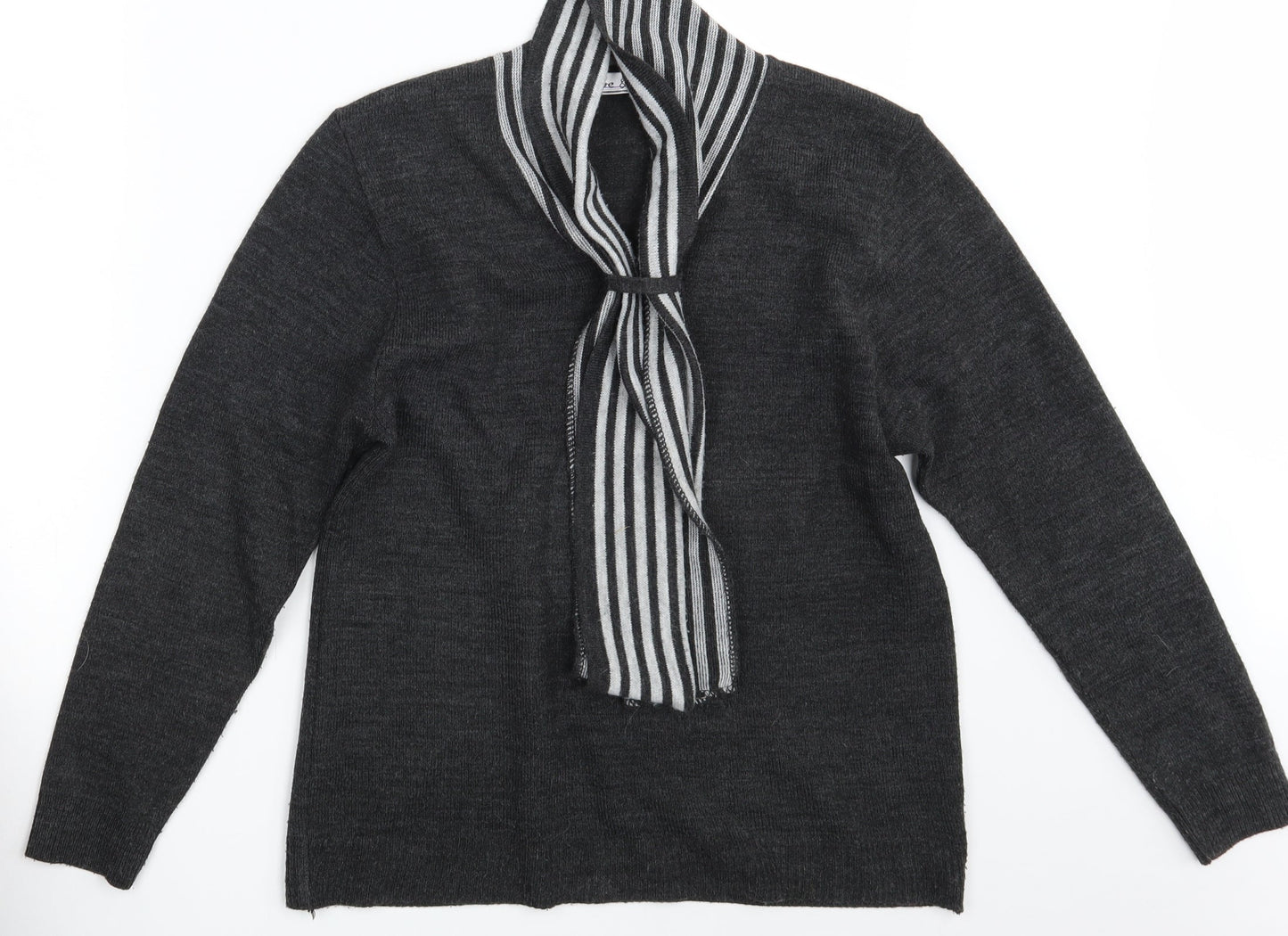 Pure & Natural Womens Grey   Pullover Jumper Size L