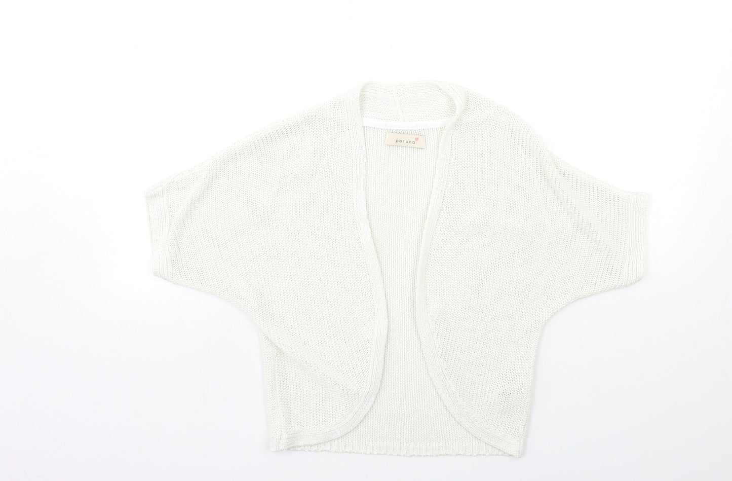 Per Una Womens Beige  Knit Cardigan Jumper Size 8