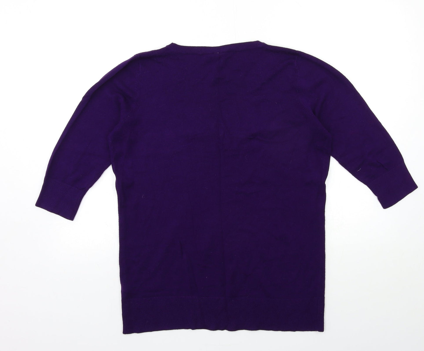 BHS Womens Purple  Knit Pullover Jumper Size 16