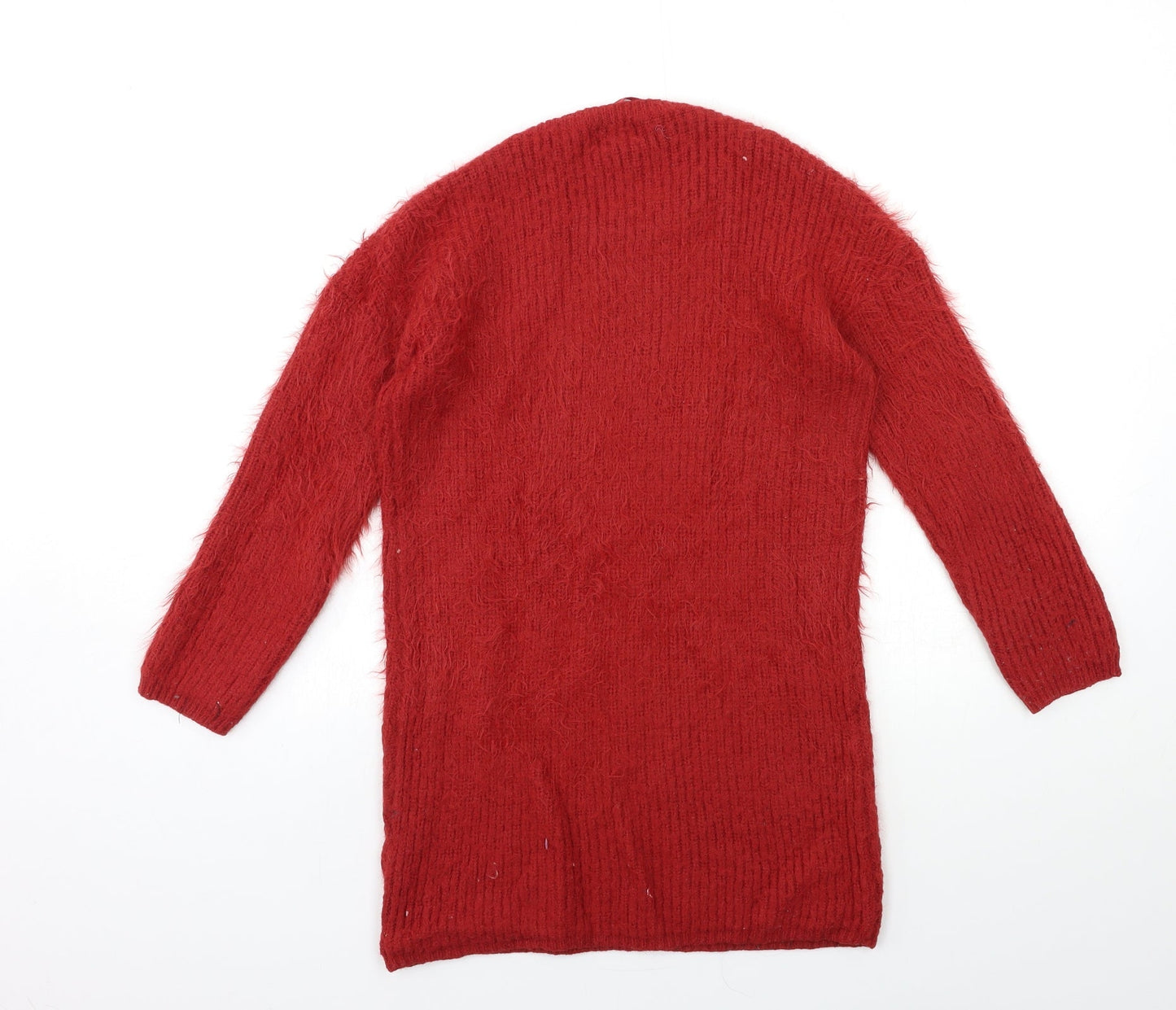 Primark Womens Red  Knit Pullover Jumper Size 4