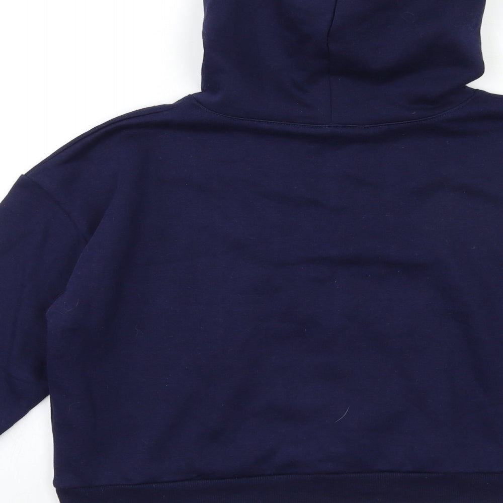 New Look Girls Blue   Pullover Hoodie Size 12 Years