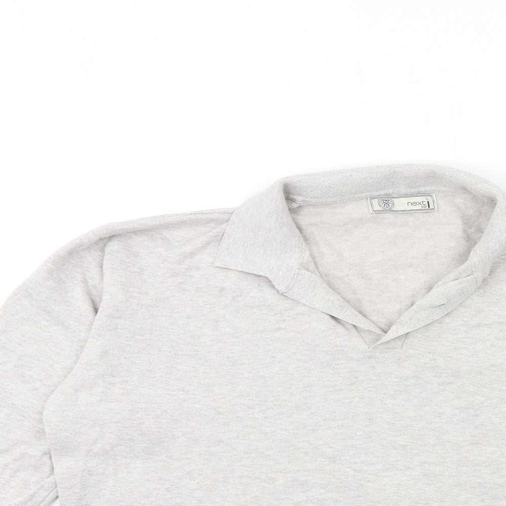 NEXT Mens Beige  Knit Pullover Jumper Size L