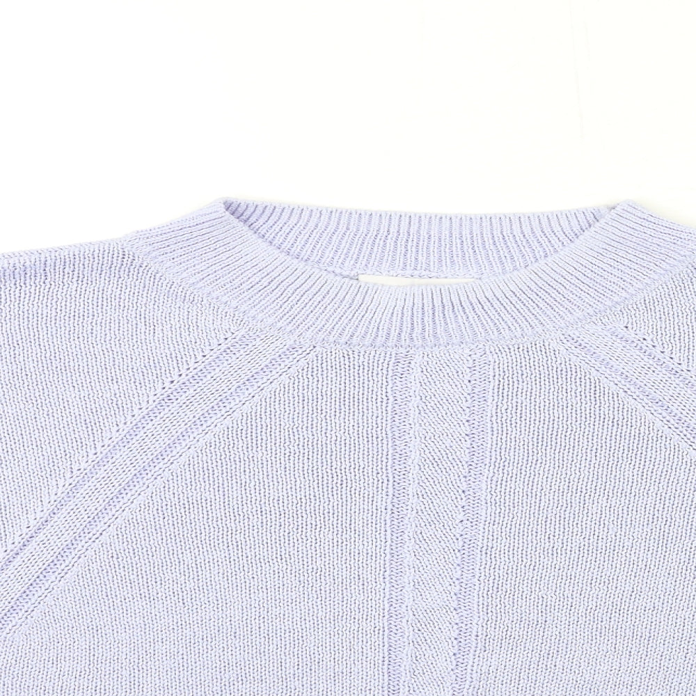 Per Una Womens Blue  Knit Pullover Jumper Size XL