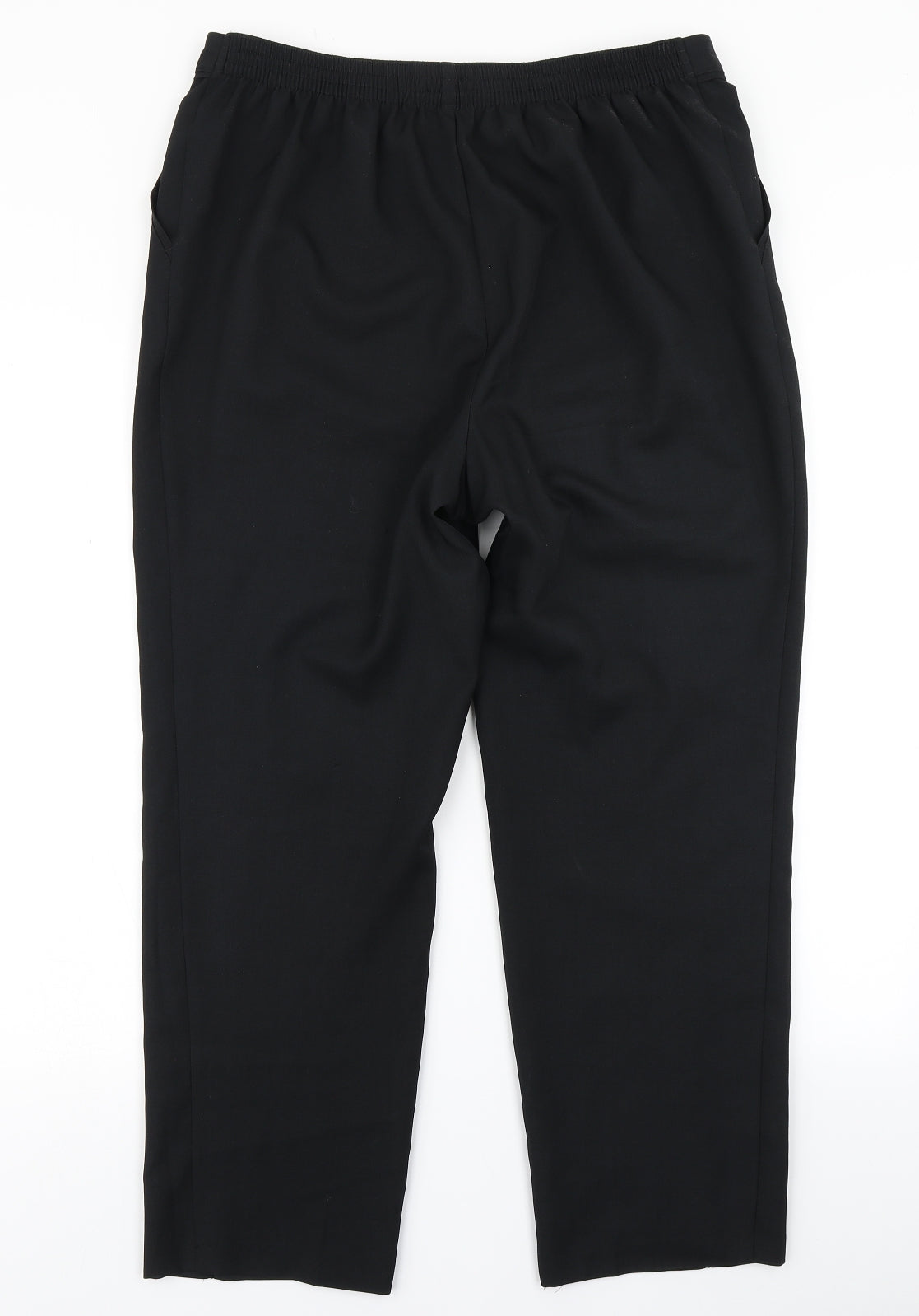 M&S Womens Black   Dress Pants Trousers Size 14 L23 in