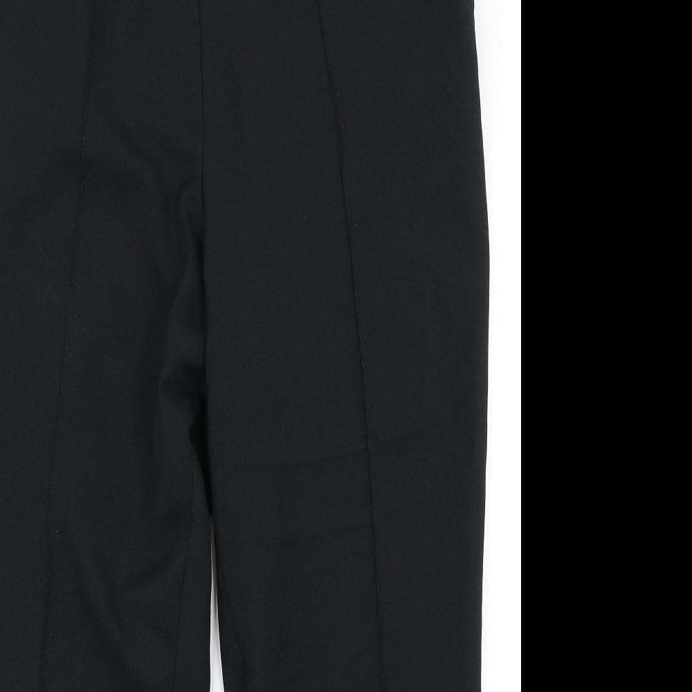 M&S Womens Black   Dress Pants Trousers Size 14 L23 in
