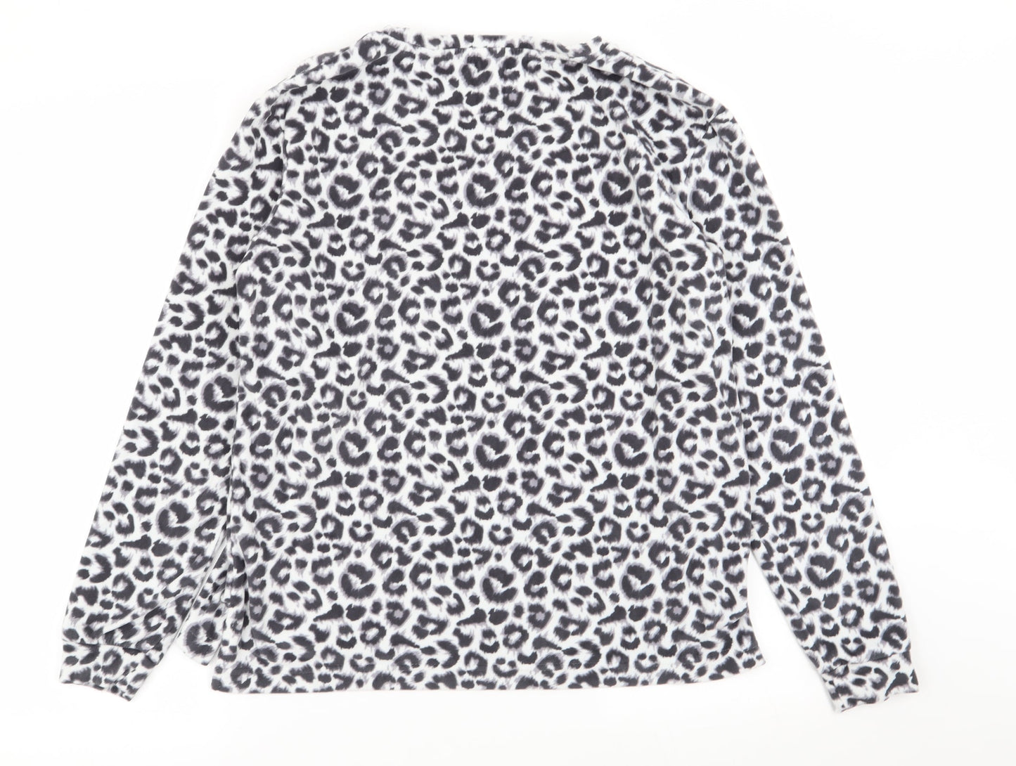 jeff and co Womens Multicoloured Animal Print  Top Pyjama Top Size 8