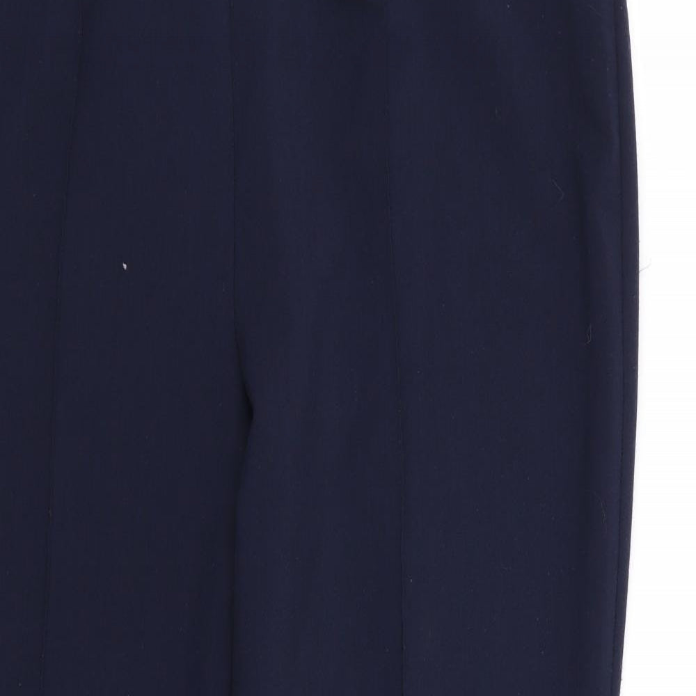 bonmarche Womens Blue   Trousers  Size 16 L28 in - Stretch waistband