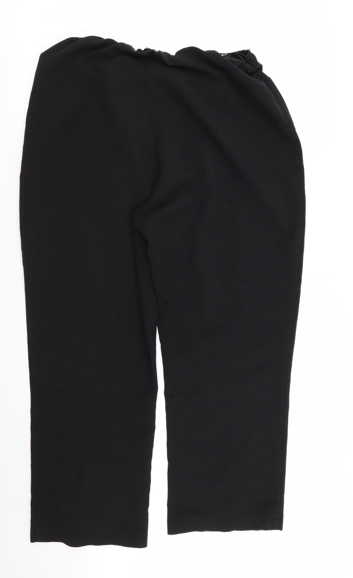 arista Womens Black   Trousers  Size 16 L27 in - Stretch waistband