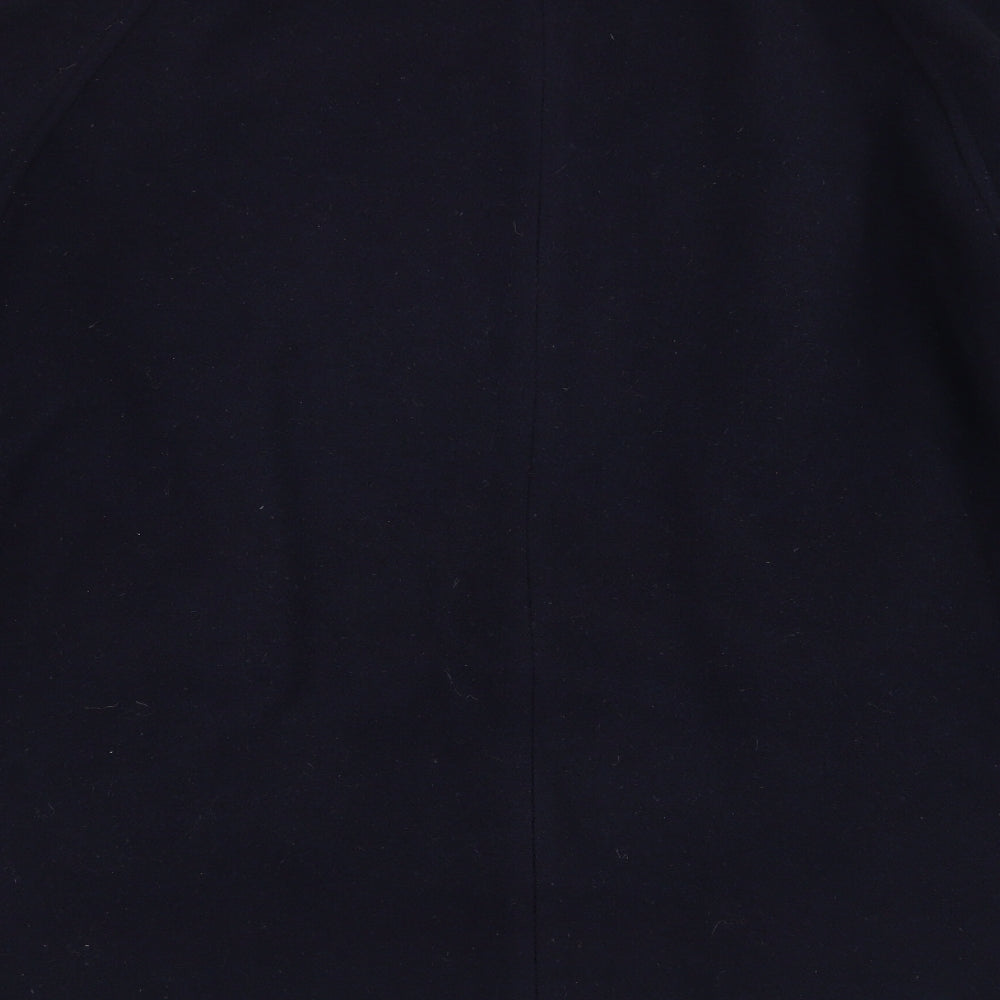 Preworn Womens Blue   Overcoat Coat Size 14