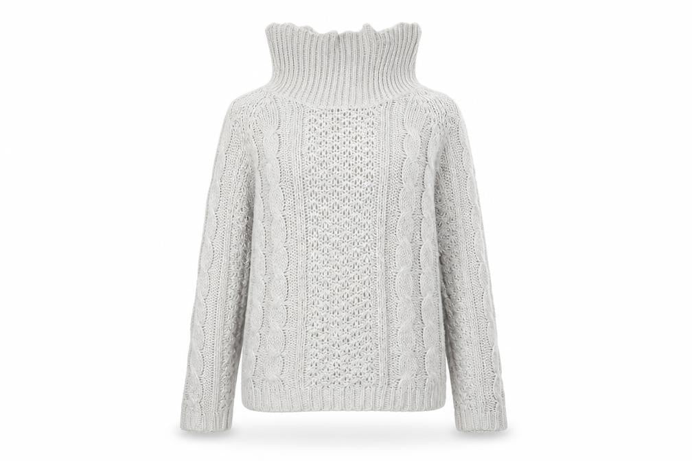 Cotton Traders Womens Grey   Pullover Jumper Size 12