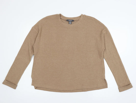 Primark Womens Brown  Jersey Pullover Sweatshirt Size 10