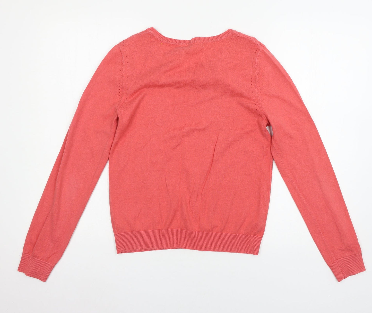 George Womens Pink  Knit Pullover Jumper Size 12