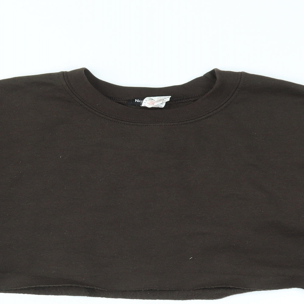 Nasty Gal Womens Brown   Pullover Jumper Size M