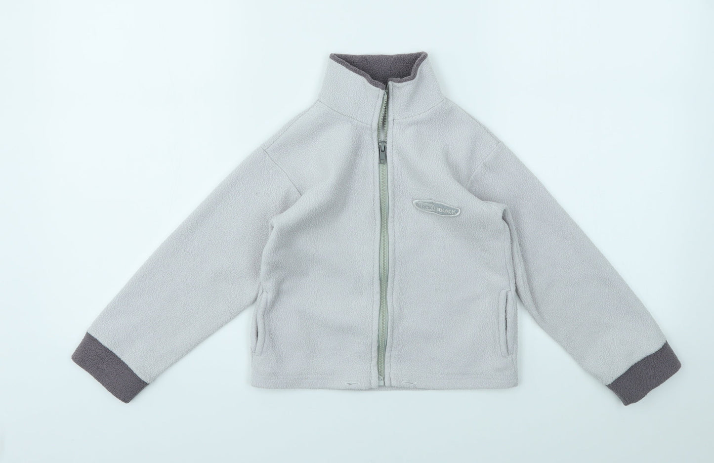 Preworn Boys Green   Full Zip Sweatshirt Size 5-6 Years