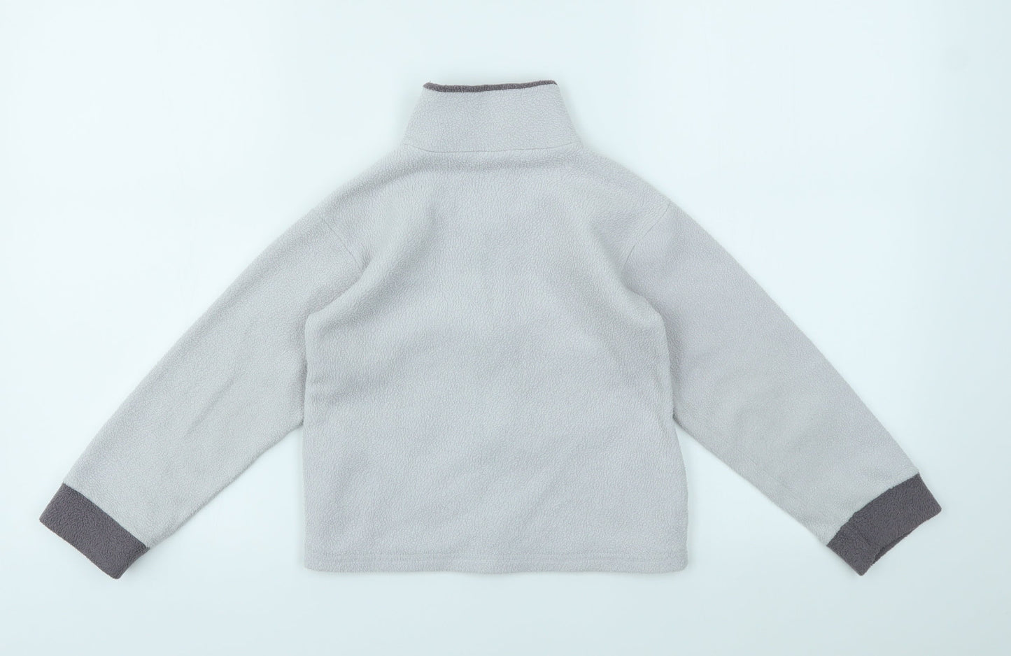 Preworn Boys Green   Full Zip Sweatshirt Size 5-6 Years
