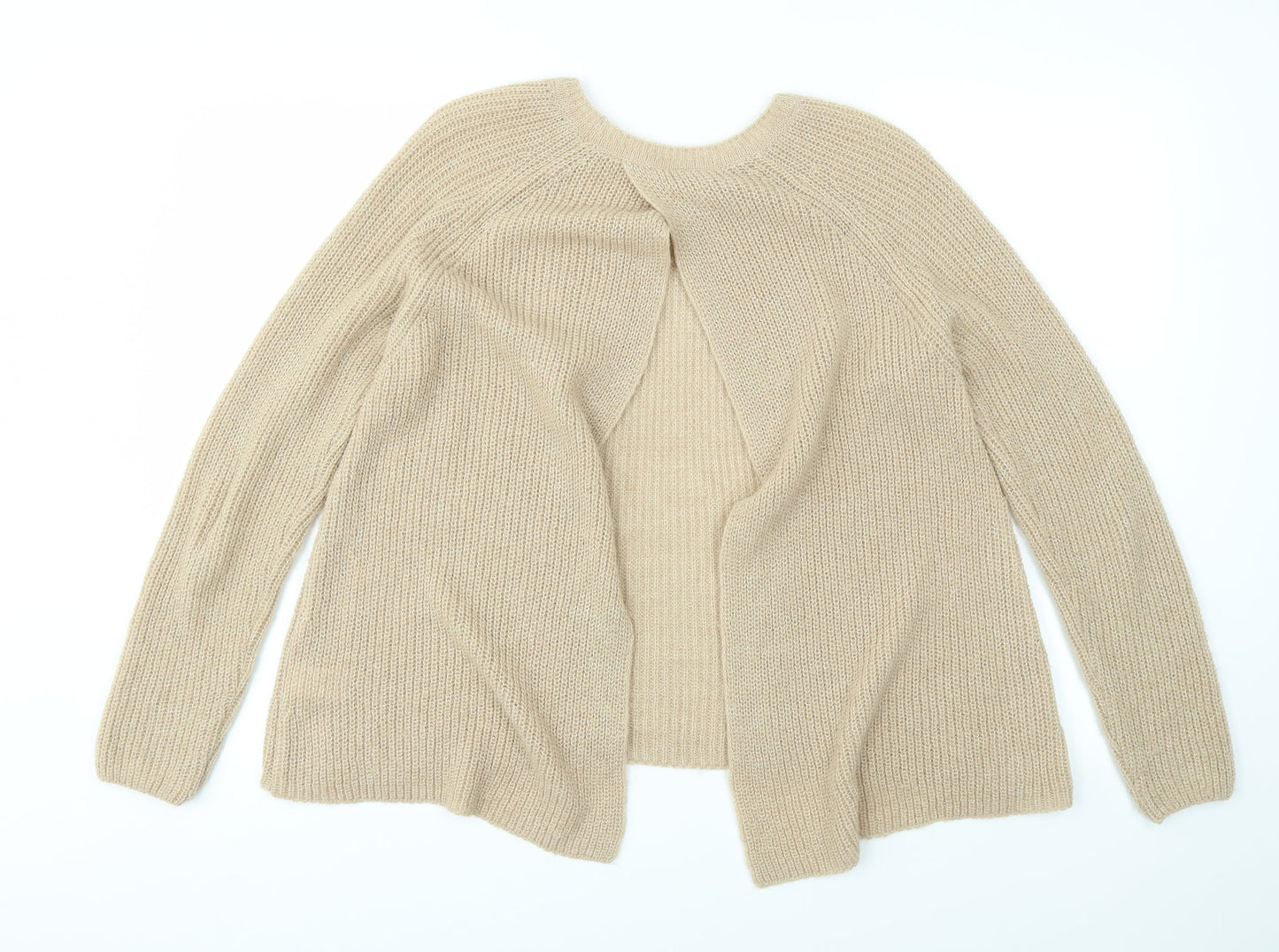 M&S Womens Beige   Pullover Jumper Size 12