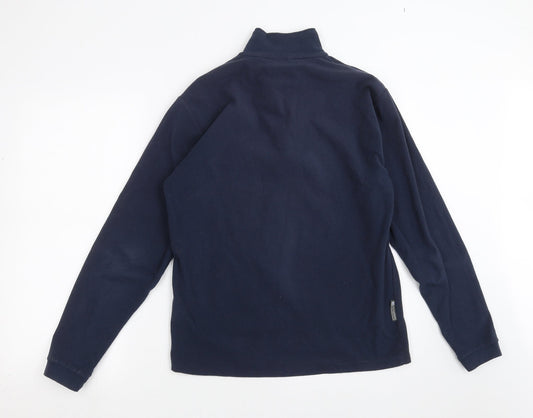 Outdoor Essentials Mens Blue  Fleece Pullover Jumper Size S