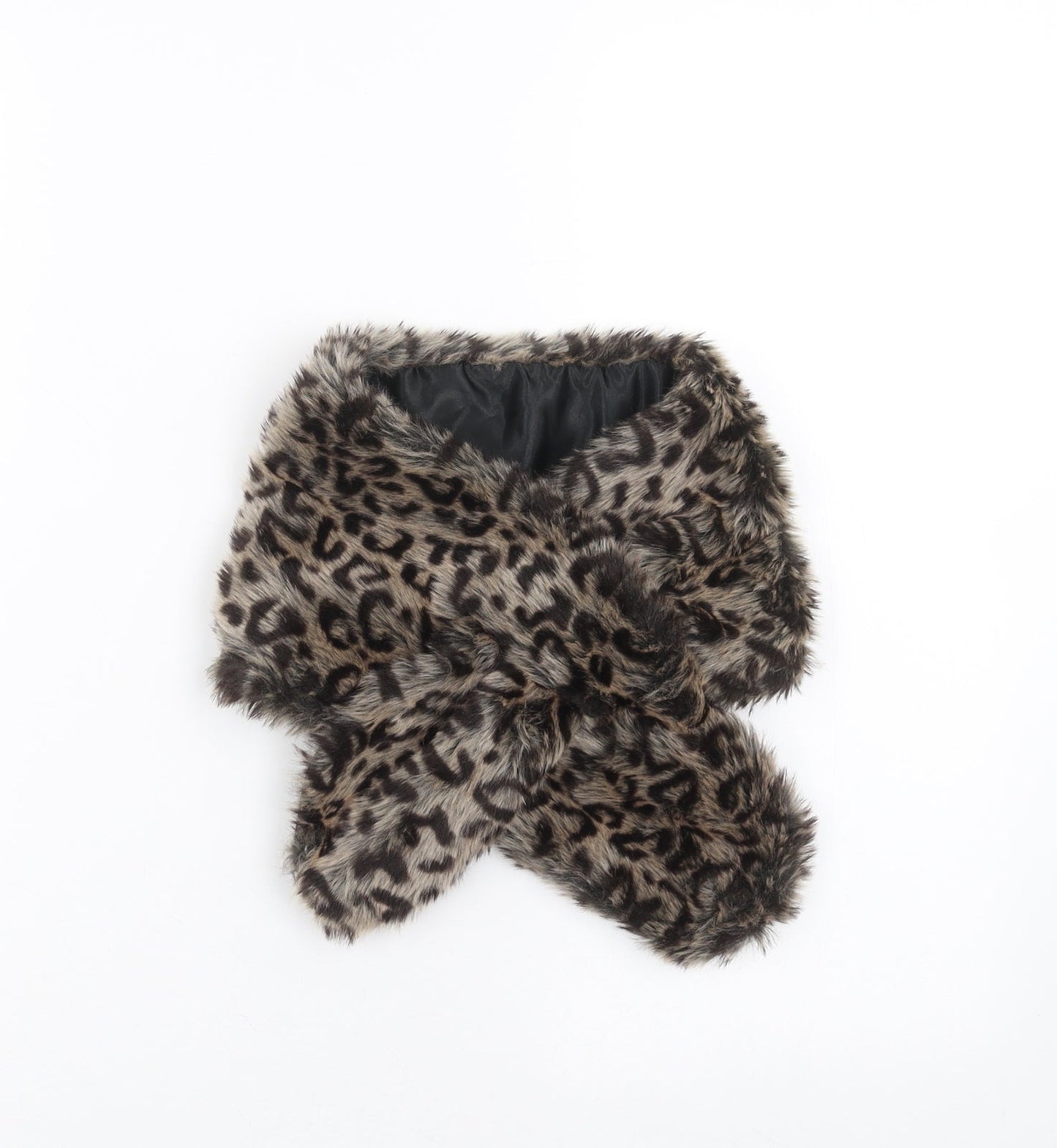 Tommy & Kate Womens Brown Animal Print   Scarf