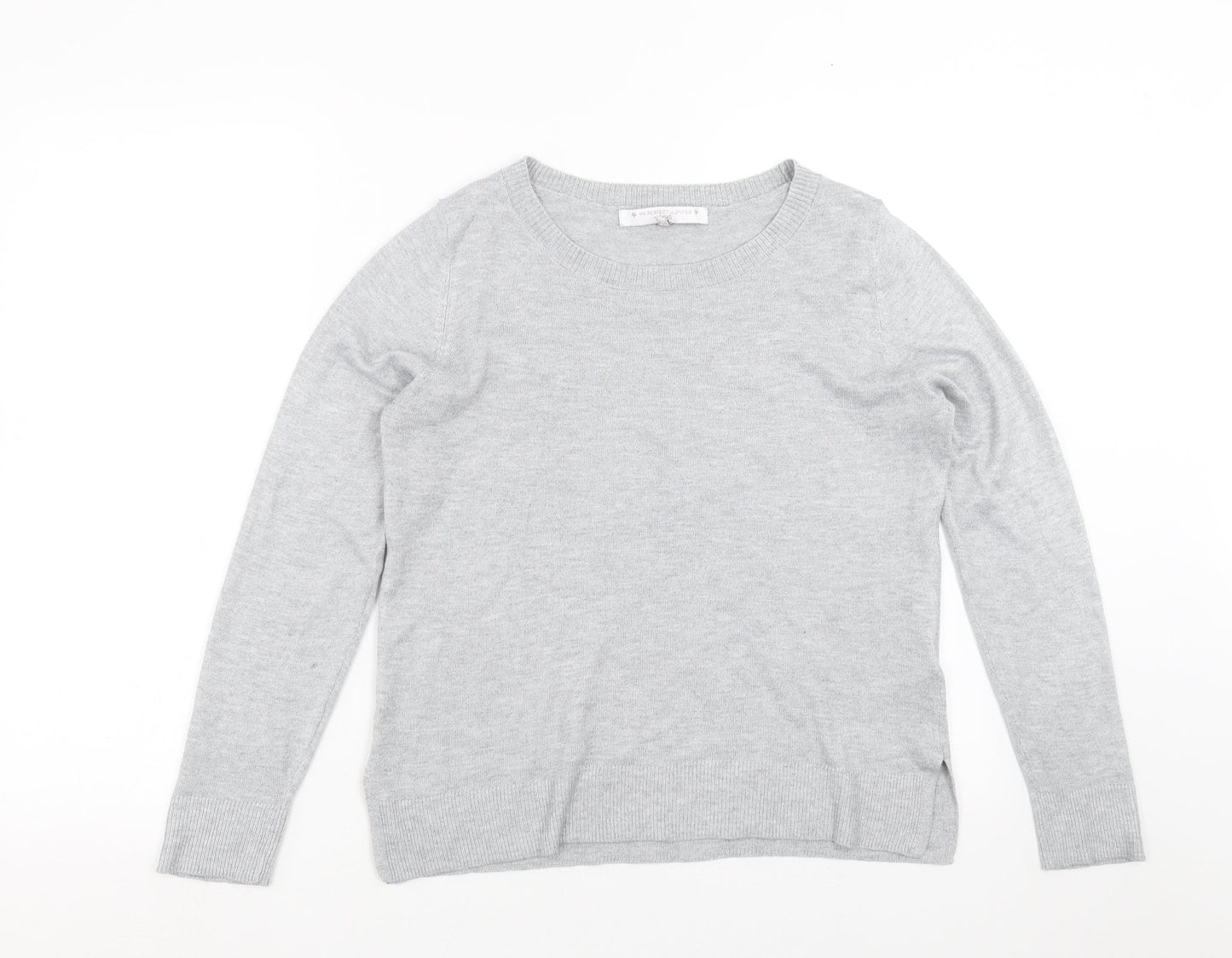 NEXT Womens Grey  Knit Pullover Jumper Size 12
