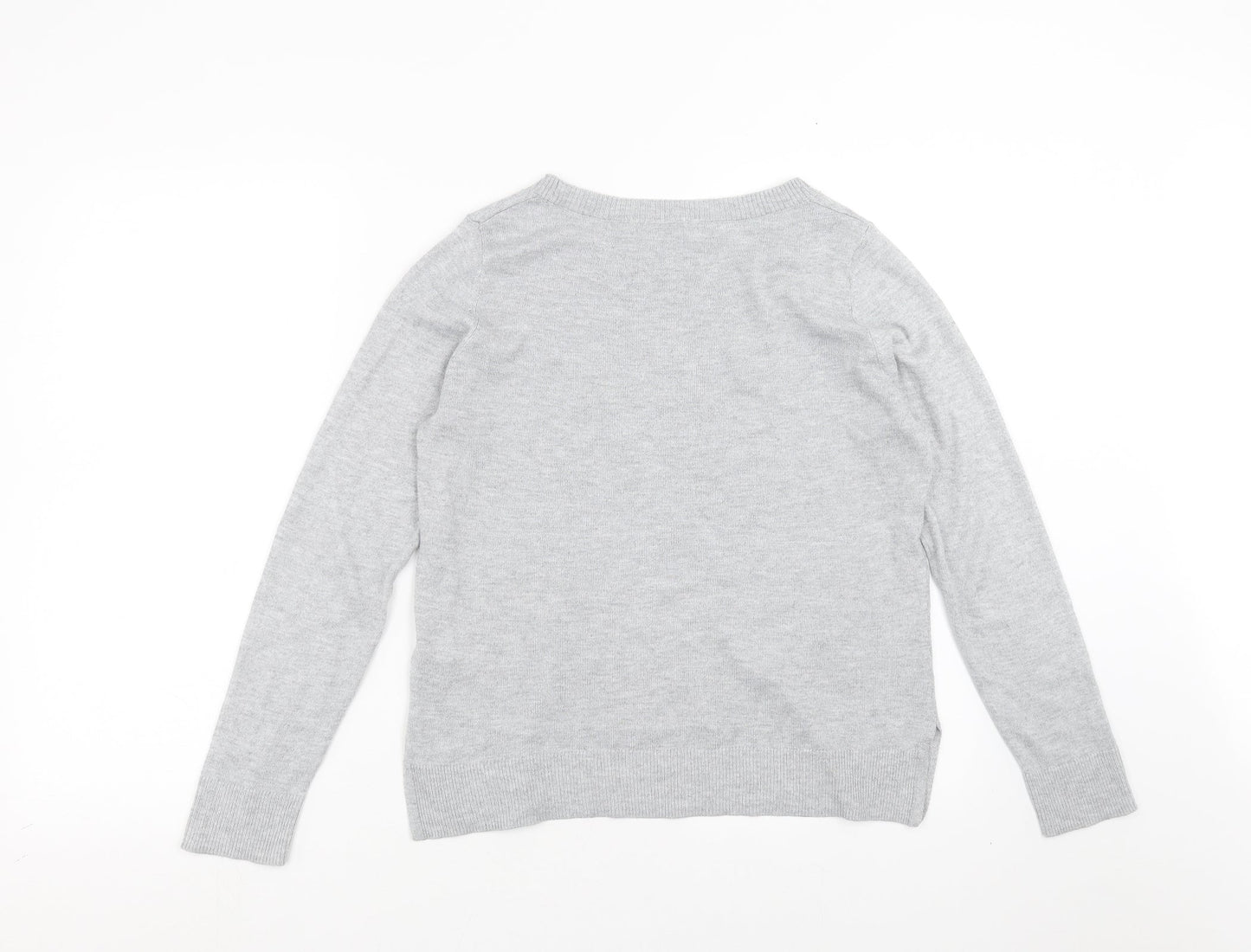 NEXT Womens Grey  Knit Pullover Jumper Size 12