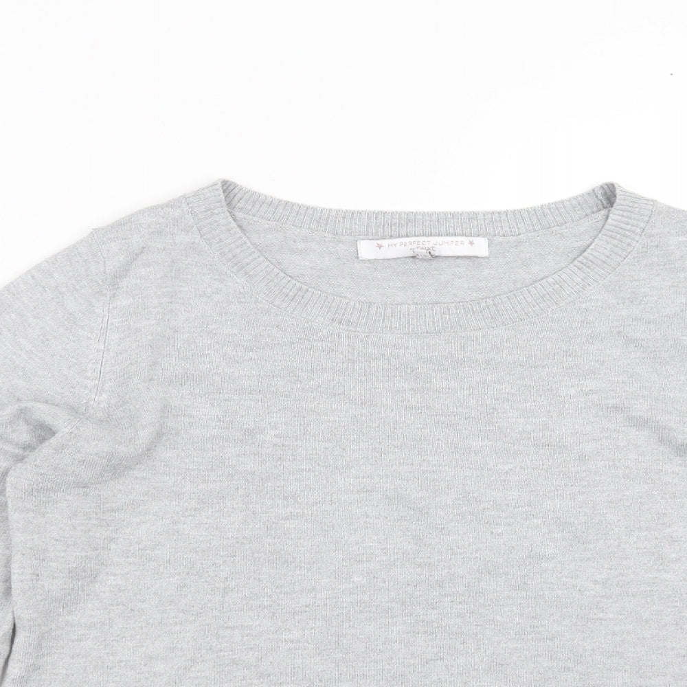 NEXT Womens Grey  Knit Pullover Jumper Size 12