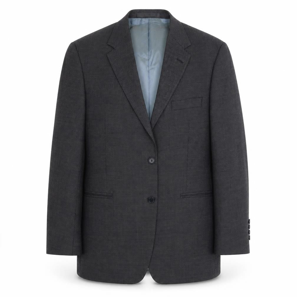 Marks and Spencer Mens Blue Check  Jacket Suit Jacket Size 44