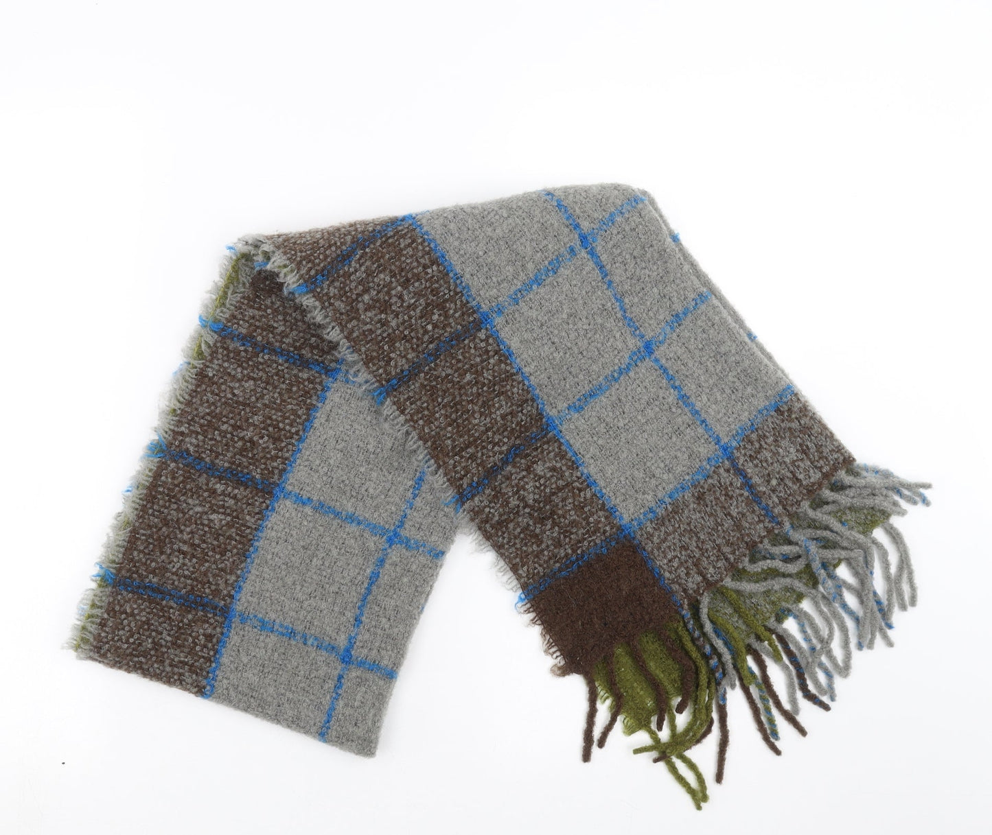 christina chih Womens Grey Check   Scarf
