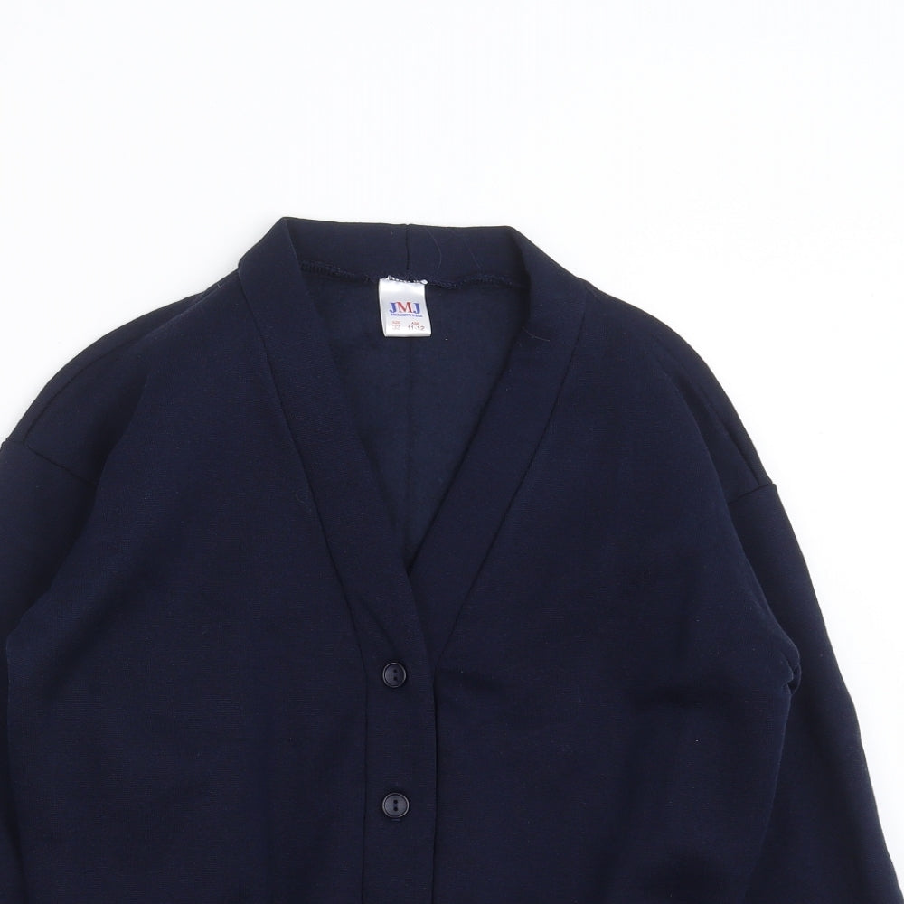 JMJ Girls Blue   Cardigan Sweatshirt Size 11-12 Years