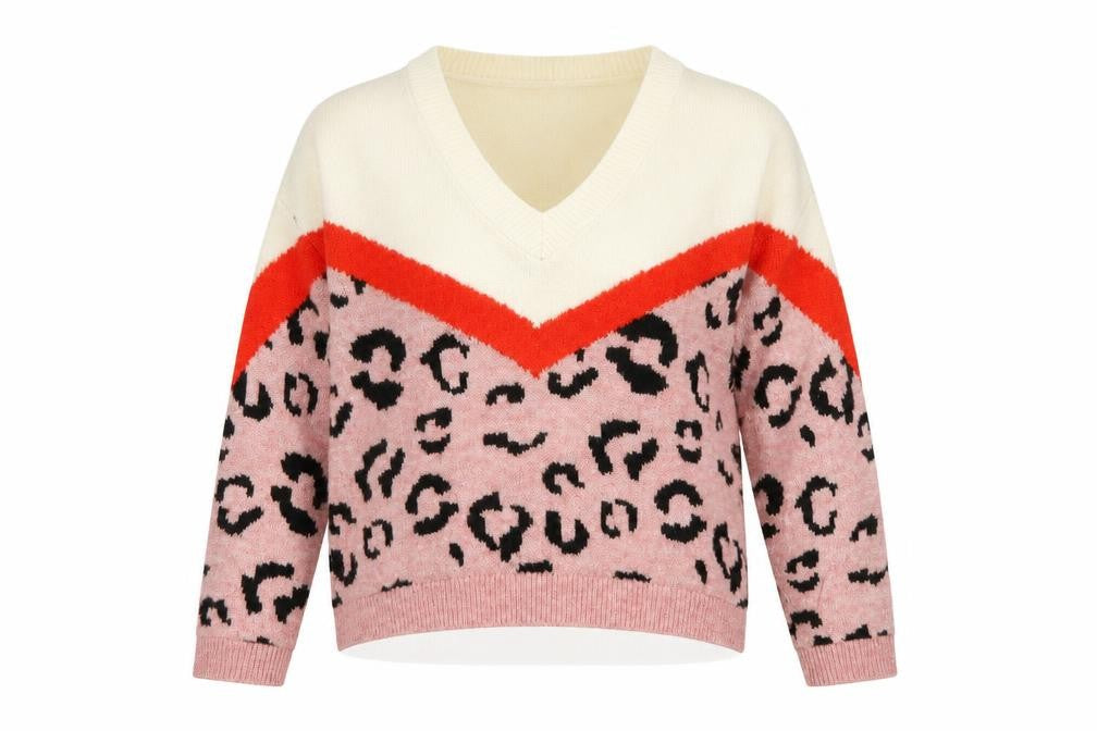 Primark Womens Multicoloured Animal Print  Pullover Jumper Size 10