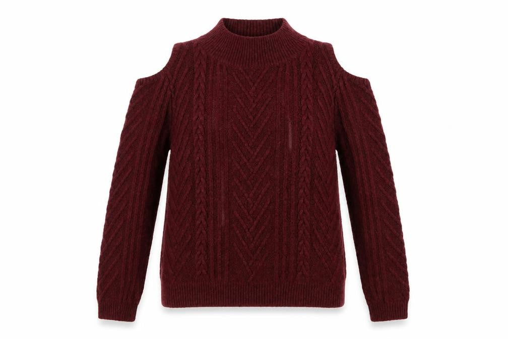 George Womens Red  Knit Pullover Jumper Size 14