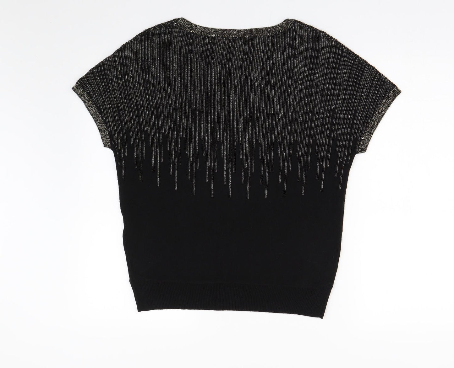 Oasis Womens Black  Knit Pullover Jumper Size XS