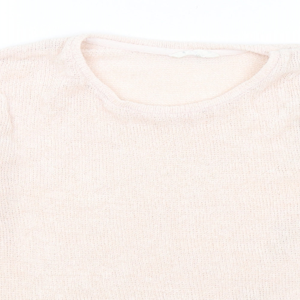 Matalan Girls Pink   Pullover Jumper Size 12 Years