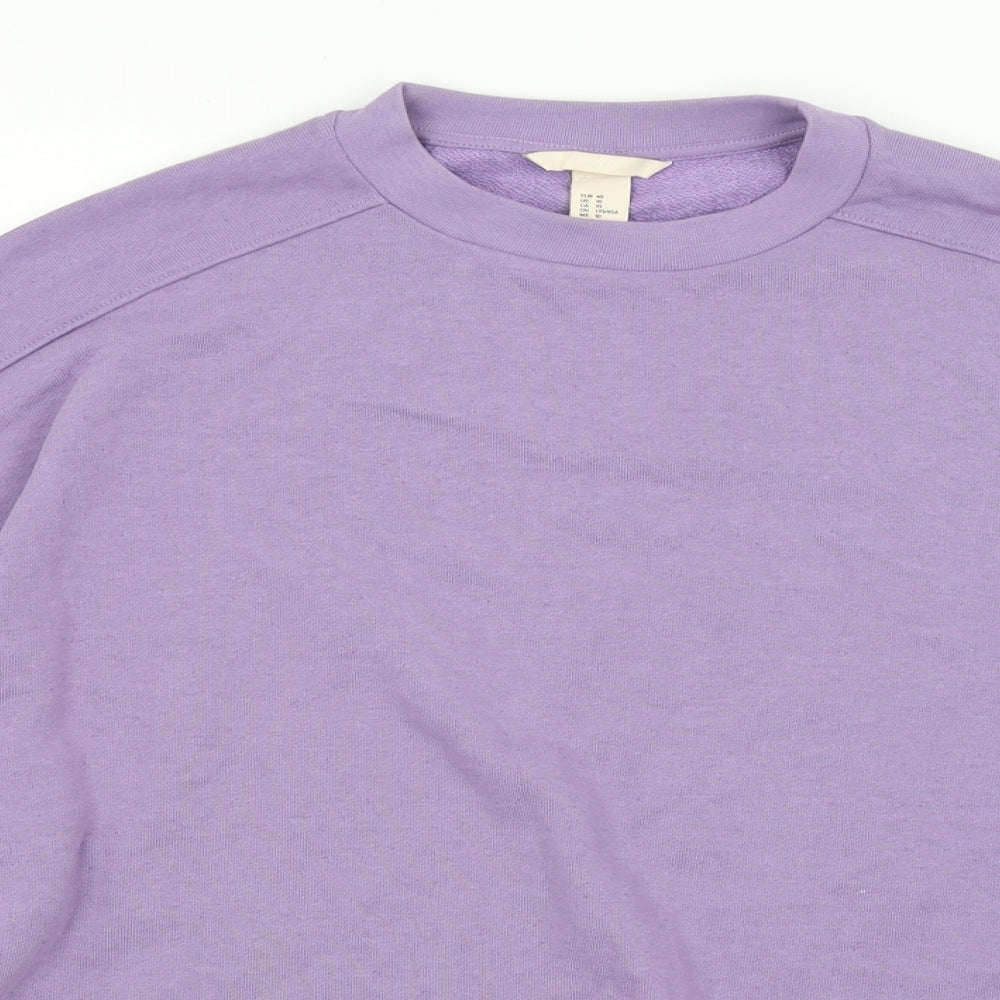 H&M Womens Purple   Pullover Jumper Size 12