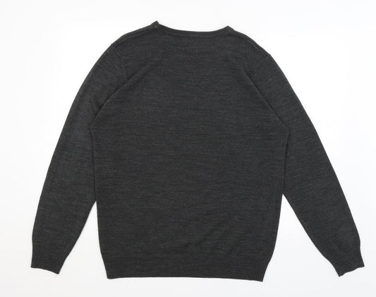 New Look Mens Grey   Pullover Jumper Size L