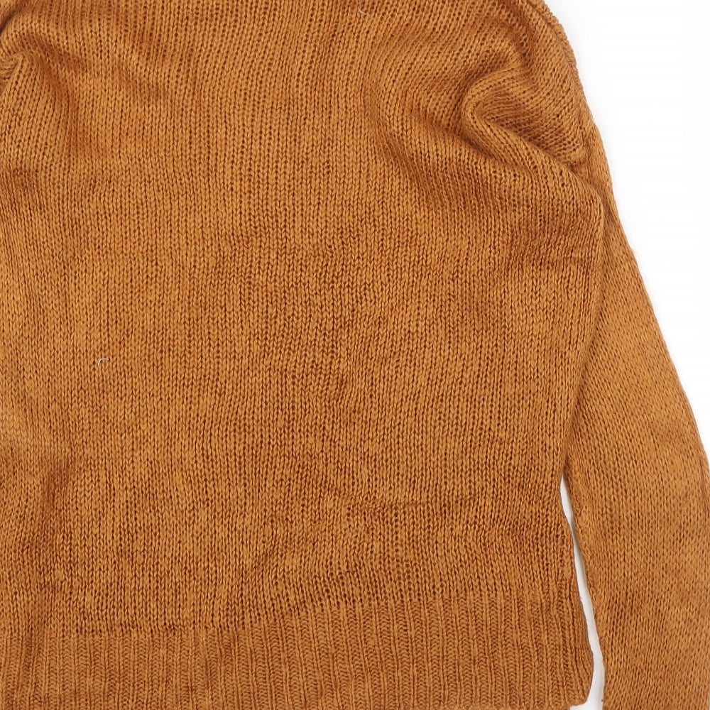 New Look Womens Orange   Pullover Jumper Size S