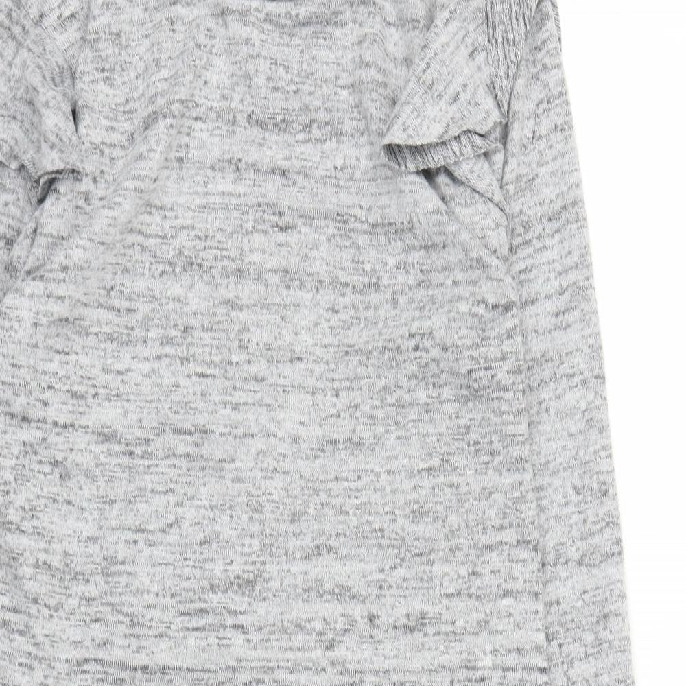 QED London Womens Grey   Tunic Jumper Size M
